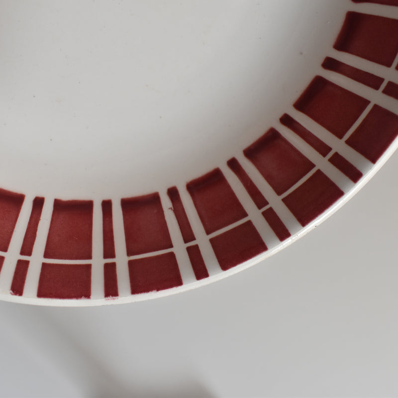 Vintage Deep Plate Digoin & Sarreguemines 9642 B