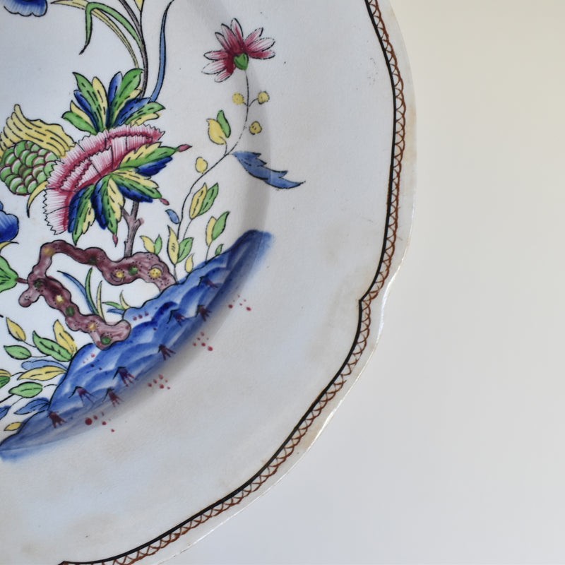 Antique Dessert Plate U&C Sarreguemines Rouen B