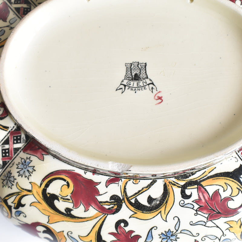 Vintage fruit coupe, Gien Moyen-Age
