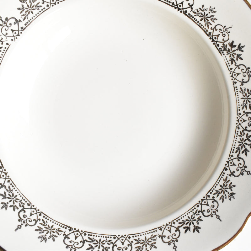 Vintage Deep Plate Villeroy & Boch 7206 Gold A