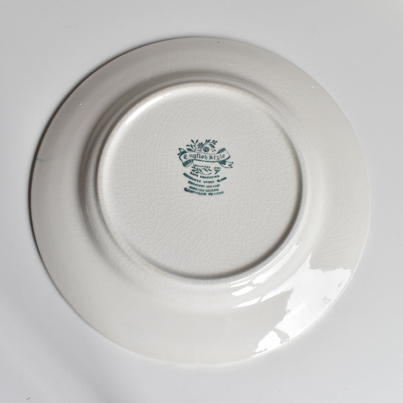 Vintage Plate Lunéville English Style B