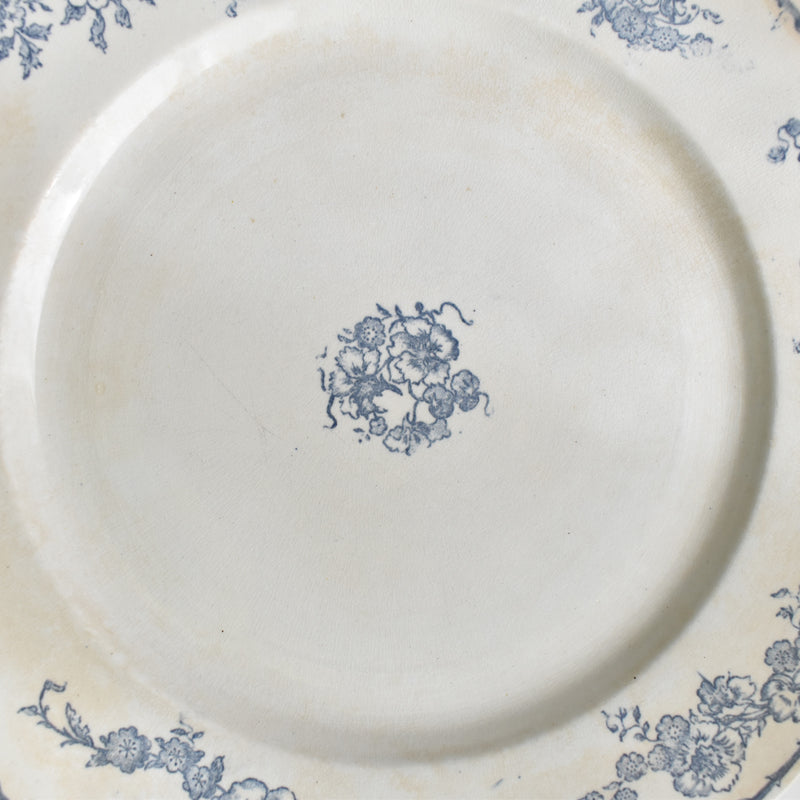 Antique plate, Creil-Montereau, Aubépine D