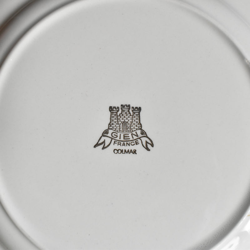 Vintage Plate Gien Colmar F