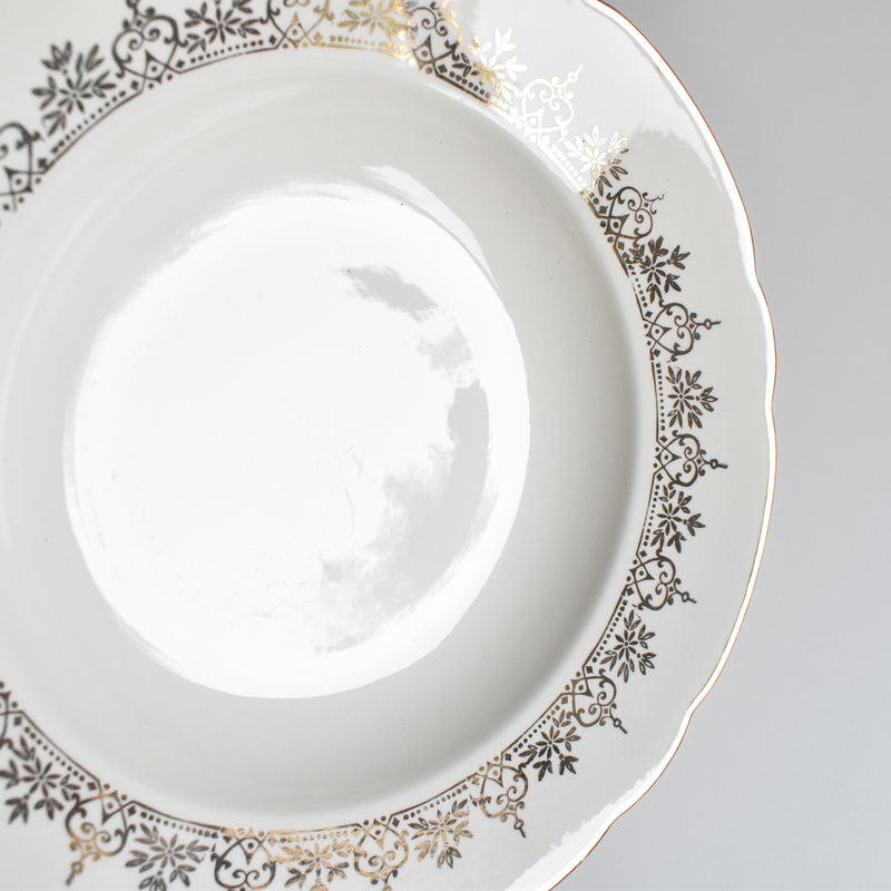 Vintage Deep Plate Villeroy & Boch 7206 Gold A