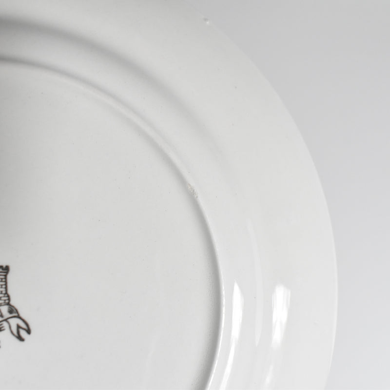 Vintage Plate Gien Colmar F