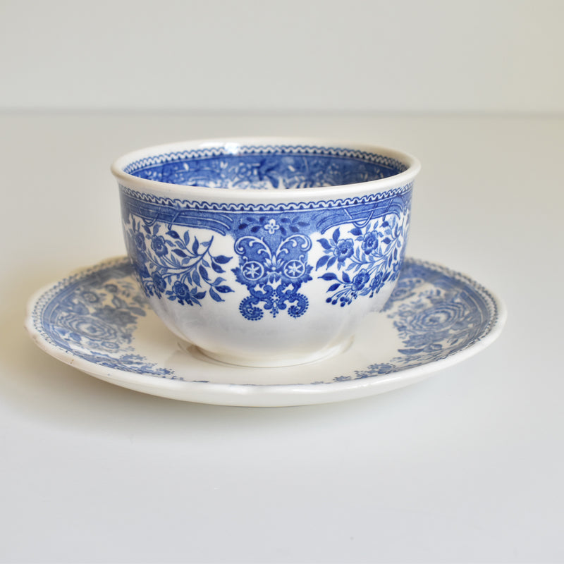 Vintage Teacup & Saucer Villeroy & Boch Burgenland B