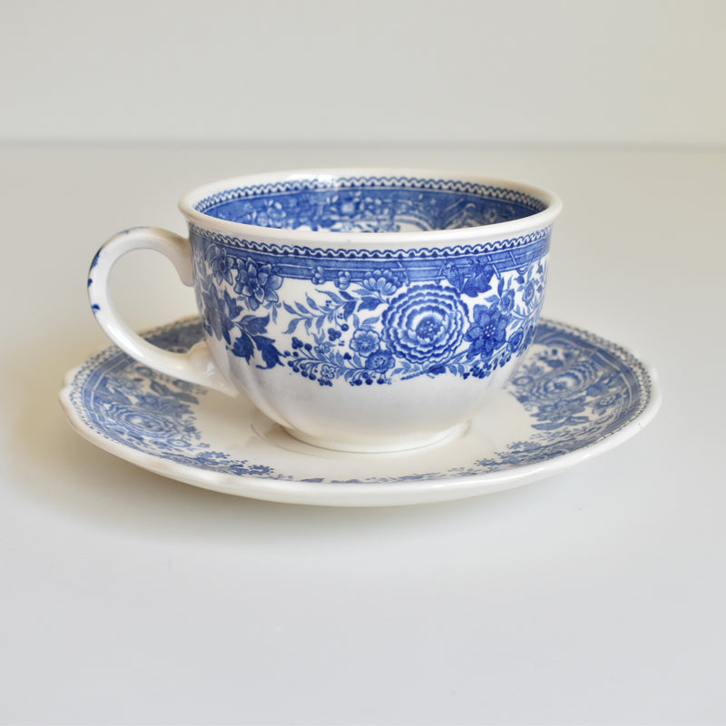 Vintage Teacup & Saucer Villeroy & Boch Burgenland B