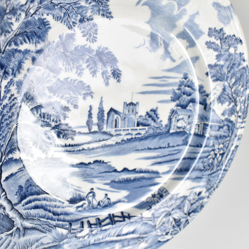 Vintage Plate Lunéville English Style B