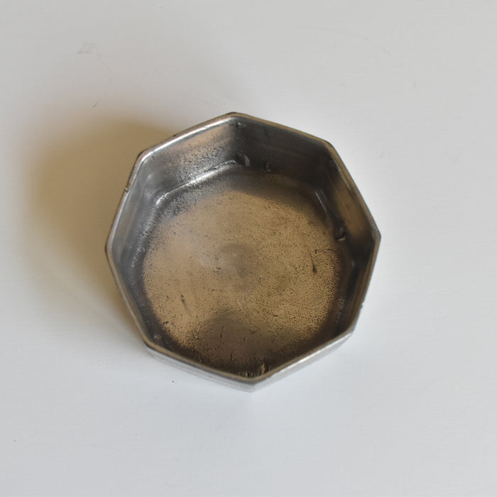 ヴィンテージピューター スモールオクトゴナルボックス