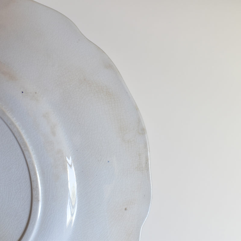 Antique Dessert Plate, U&C Sarreguemines Rouen C
