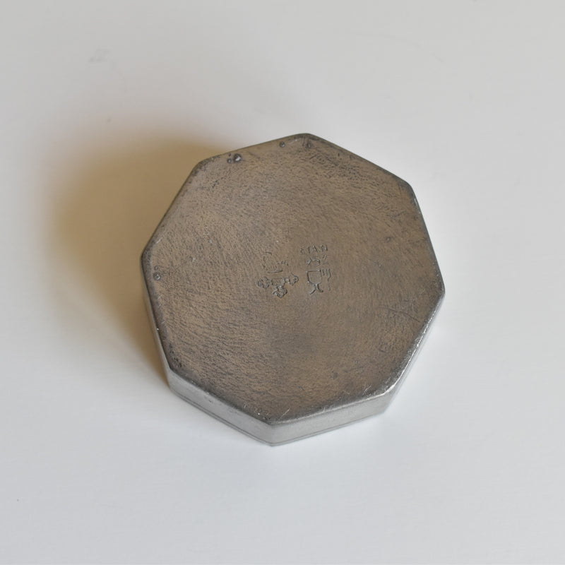 ヴィンテージピューター スモールオクトゴナルボックス