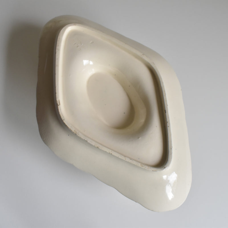 Antique Longchamp Sauce Boat, Rubans