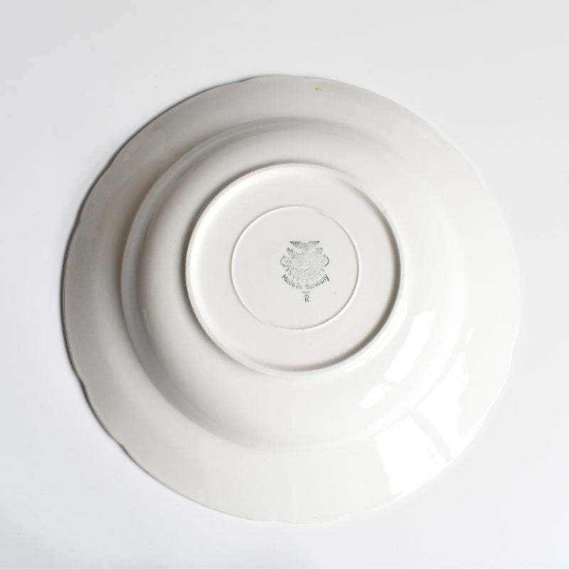 Vintage Deep Plate, Villeroy & Boch 7206 Gold B