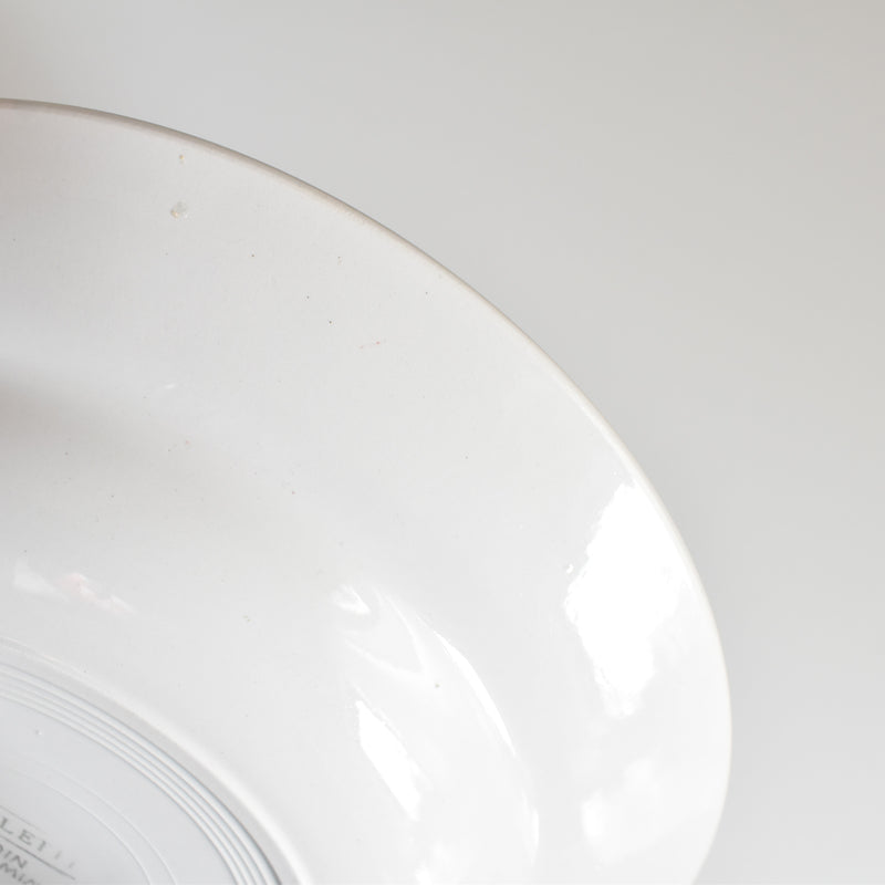 Vintage Deep Plate Digoin & Sarreguemines Ciboulette A