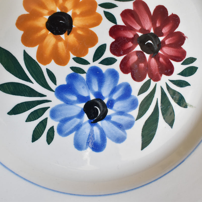 Vintage dessert plate HBCM Creil-Montereau Yvonne C