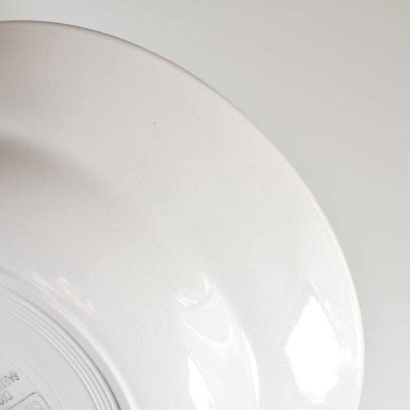Vintage Deep Plate Digoin & Sarreguemines Ciboulette A