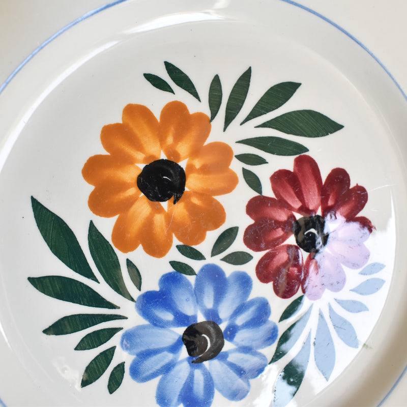 Vintage dessert plate HBCM Creil-Montereau Yvonne C