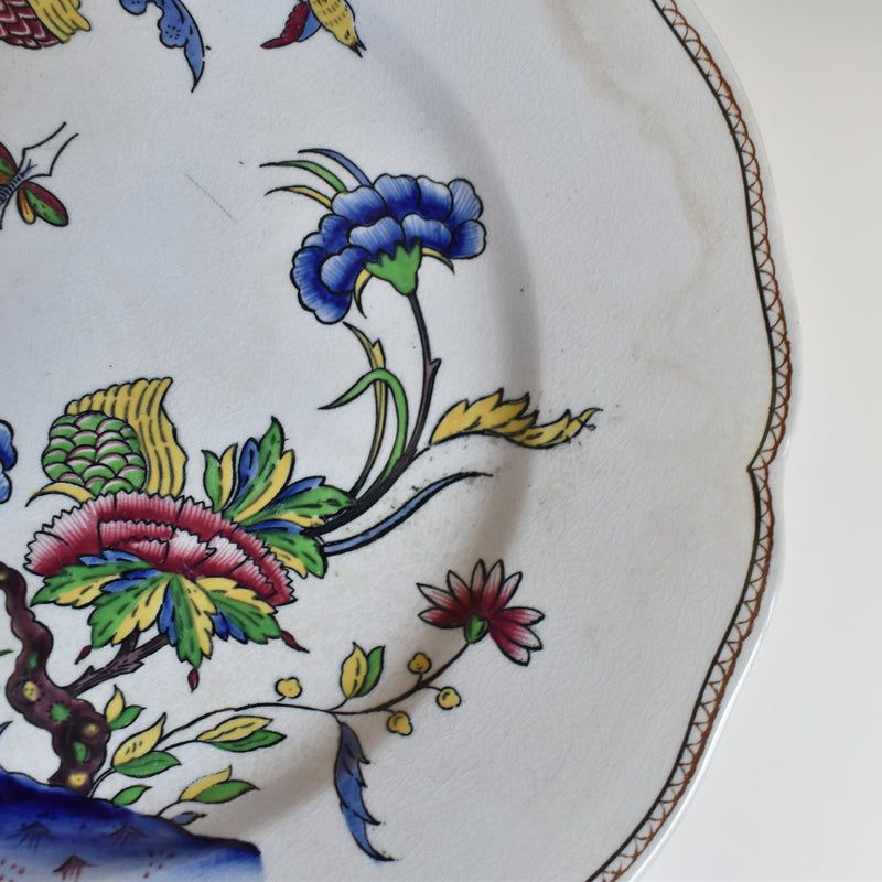 Antique Dessert Plate, U&C Sarreguemines Rouen C