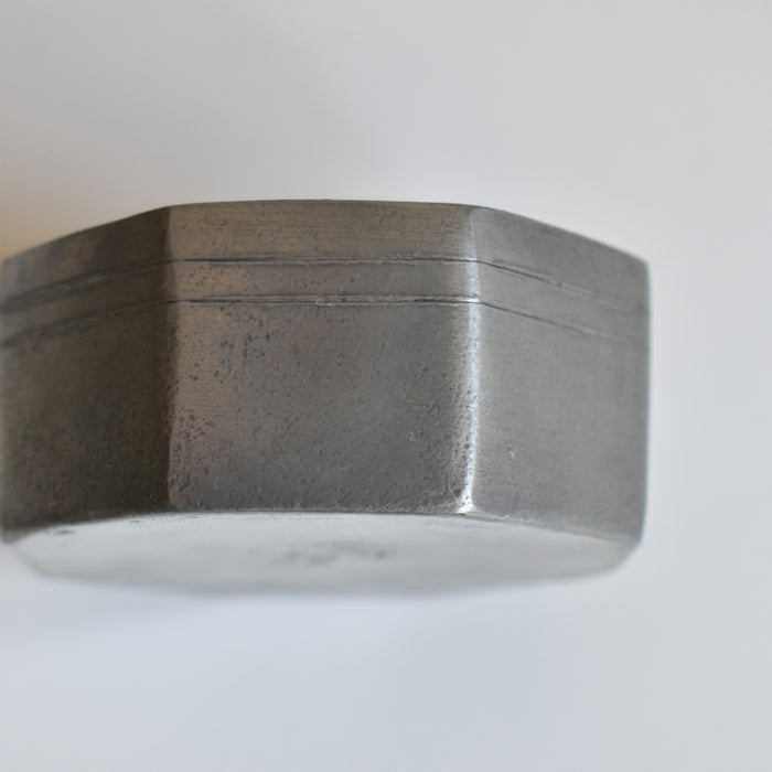 ヴィンテージピューター スモールオクトゴナルボックス