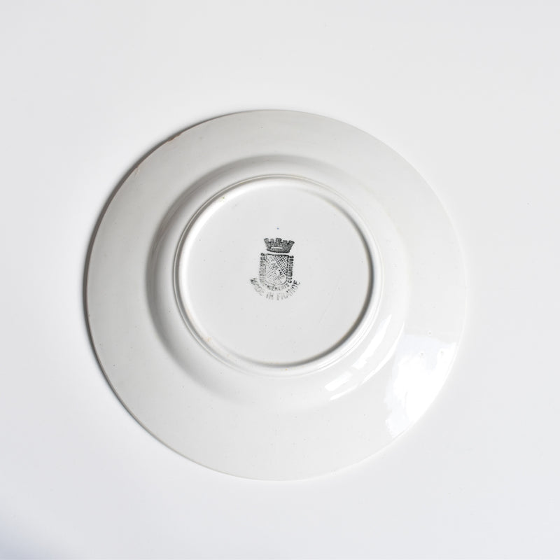 Vintage Dessert Plate, Saint-Amand, Holly C