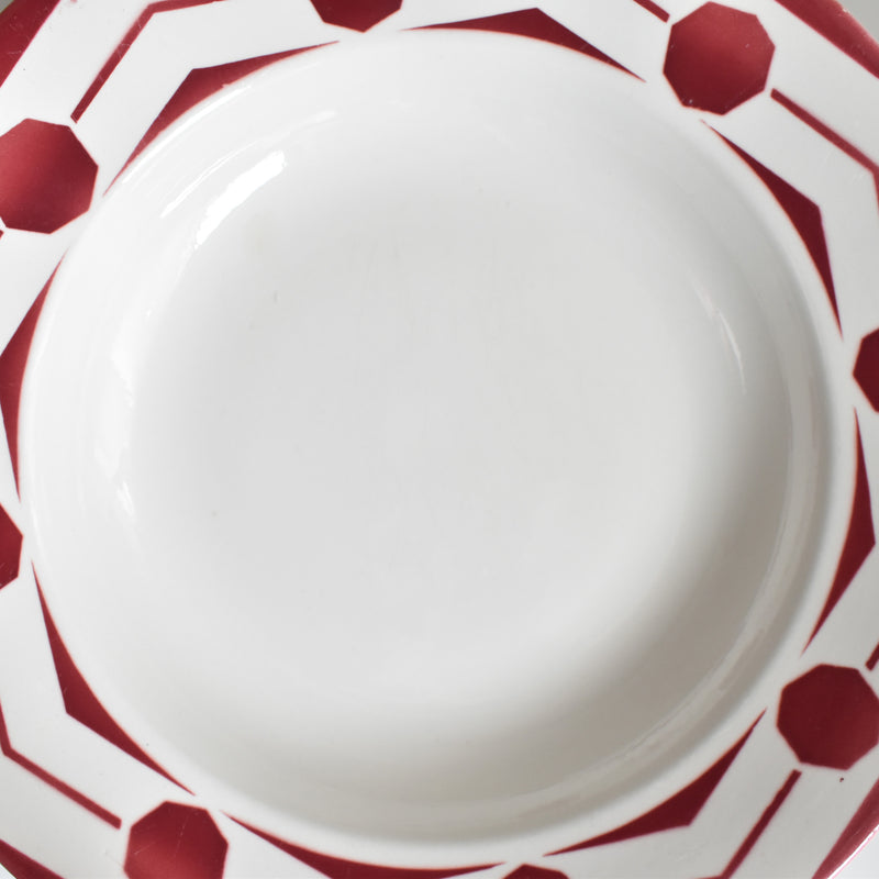 Vintage Deep Plate Digoin & Sarreguemines Ciboulette A