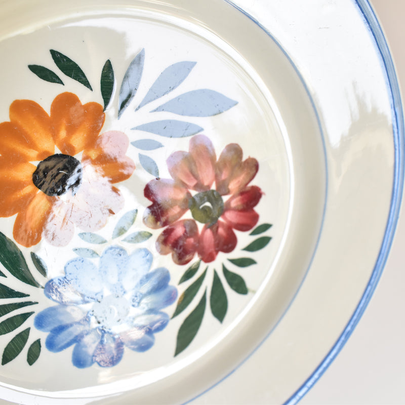 Vintage dessert plate HBCM Creil-Montereau Yvonne C