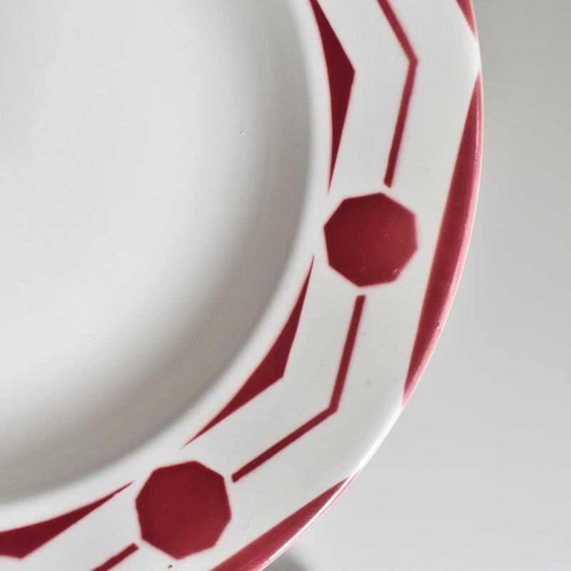 Vintage Deep Plate Digoin & Sarreguemines Ciboulette A