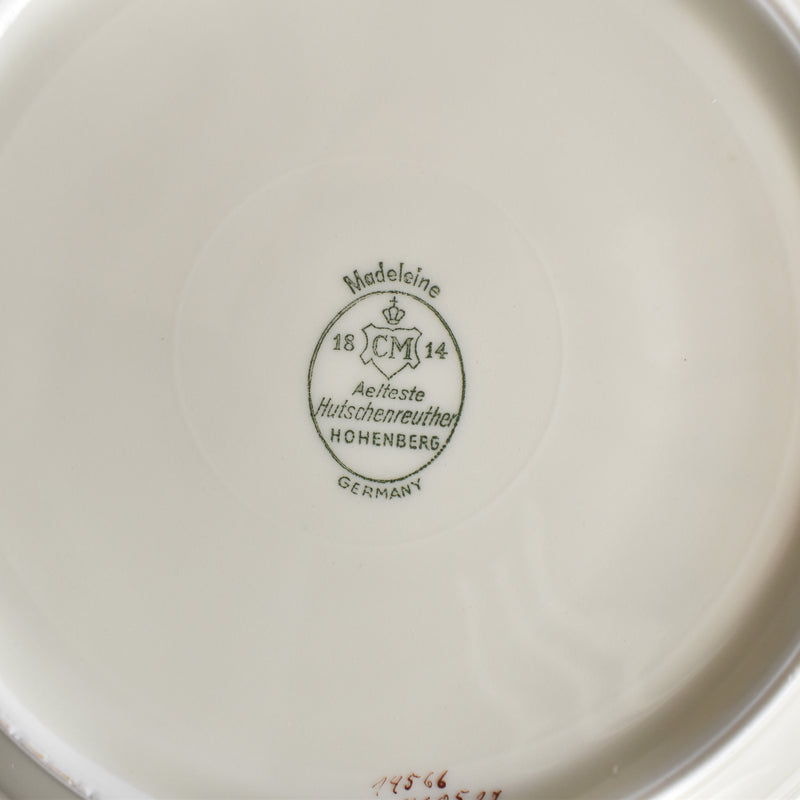 Vintage Deep Plate Hutschenreuther Germany Madelaine A