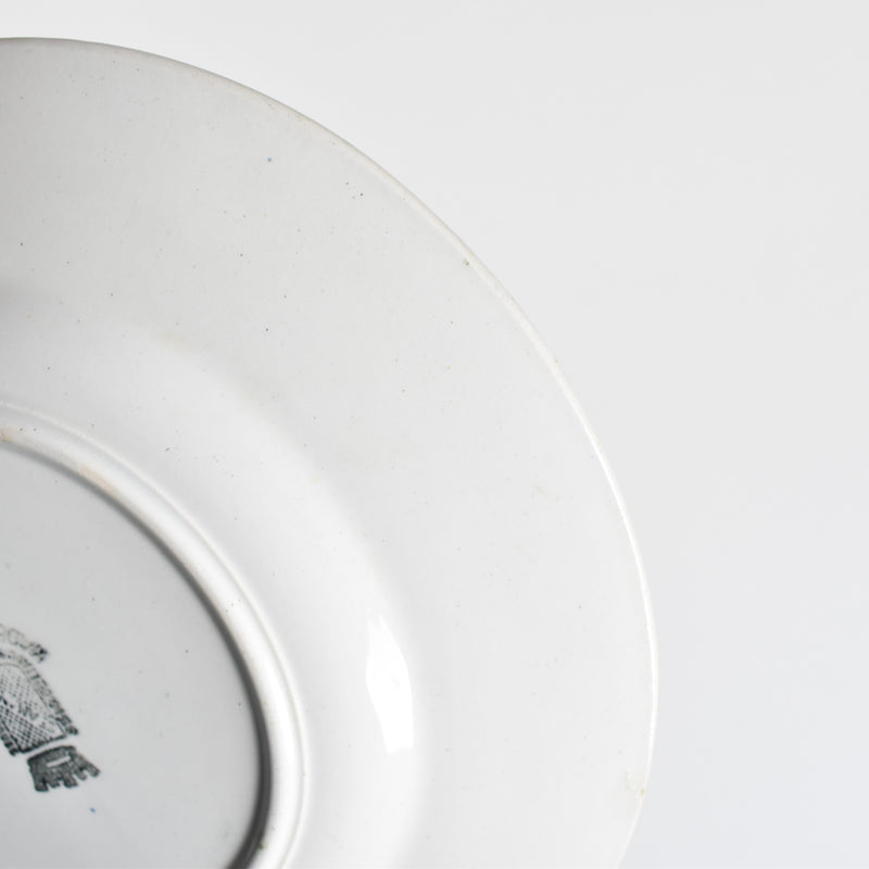 Vintage Dessert Plate, Saint-Amand, Holly C