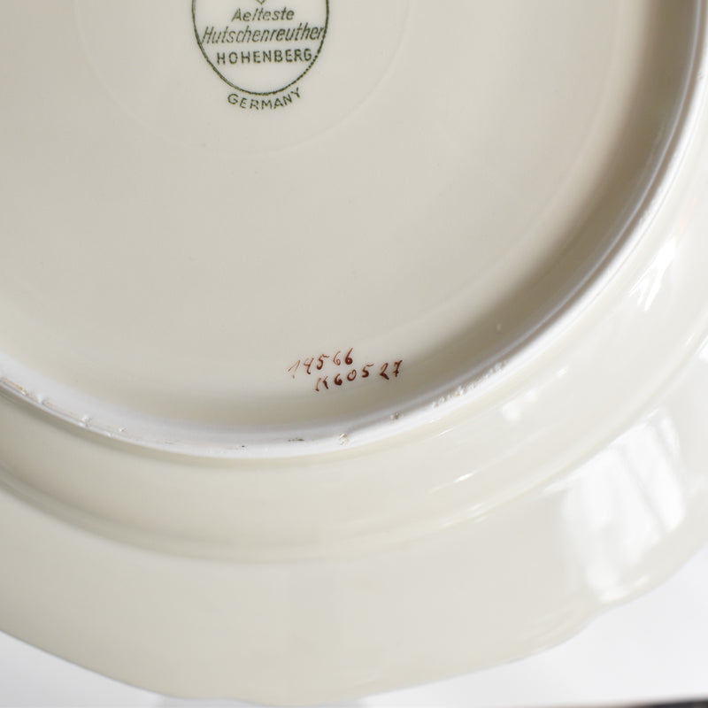Vintage Deep Plate Hutschenreuther Germany Madelaine A