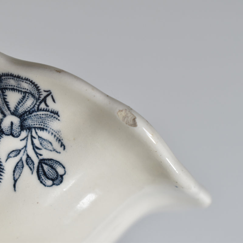 Antique Longchamp Sauce Boat, Rubans