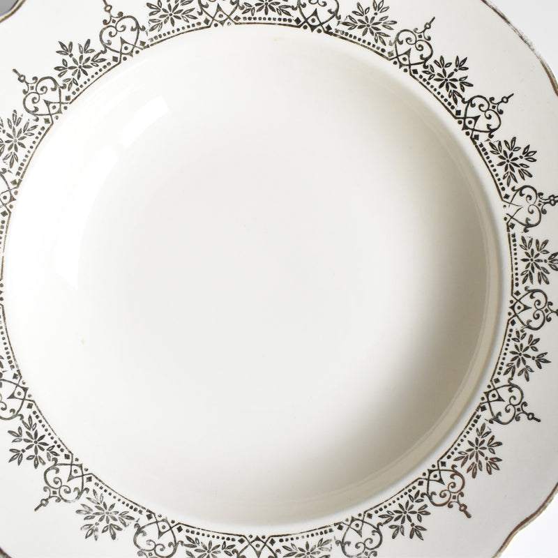 Vintage Deep Plate, Villeroy & Boch 7206 Gold B