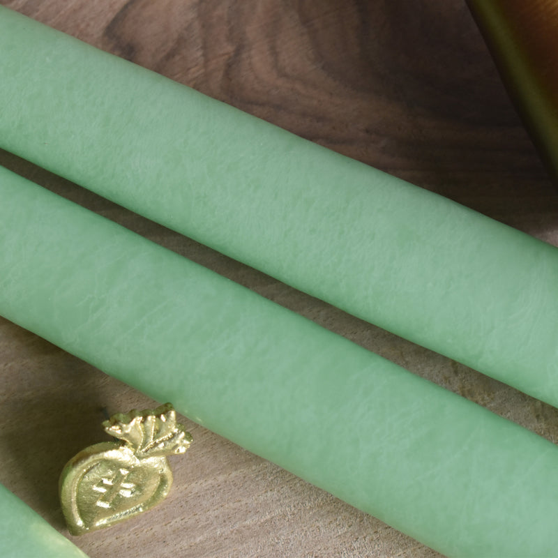 シエルジュコニック　（テーパーキャンドル）　20cm Menthe（ミントグリーン）