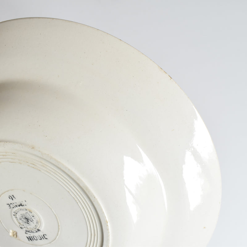 Vintage Deep Plate, Digoin & Sarreguemines, 16 A