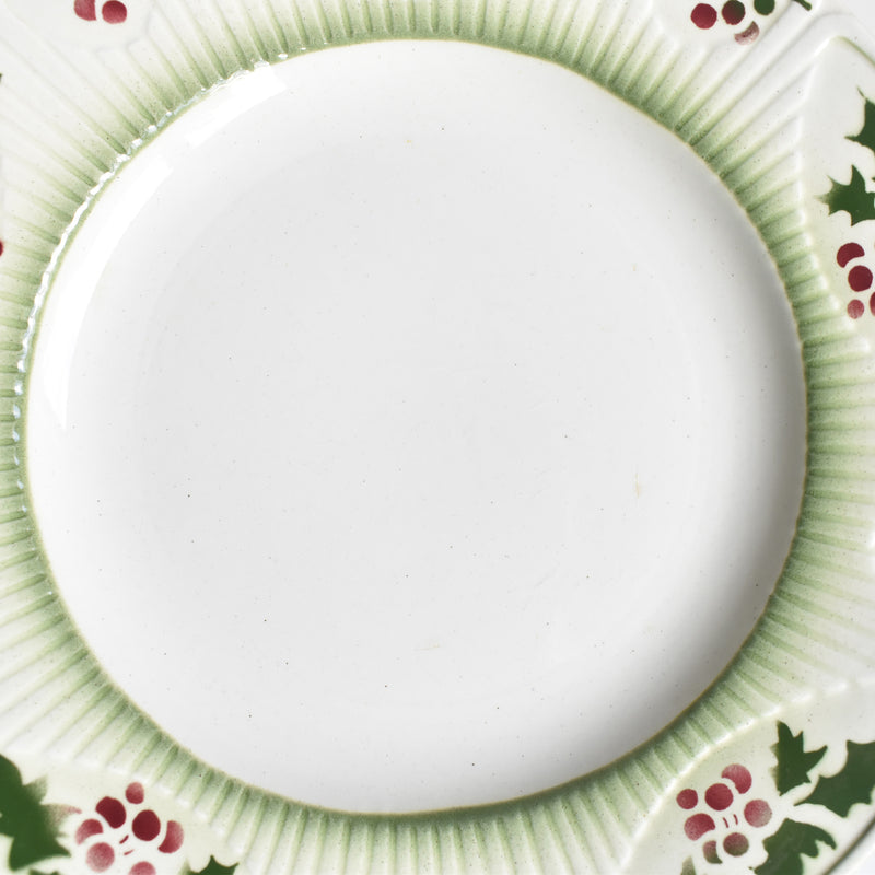 Vintage Dessert Plate, Saint-Amand, Holly C