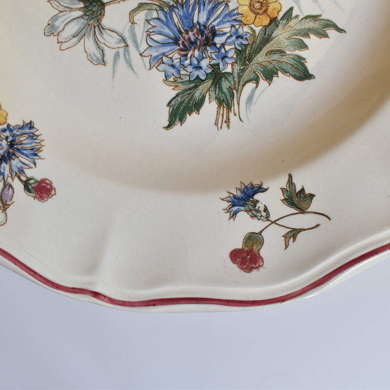 Vintage Plate Digoin & Sarreguemines Agreste D