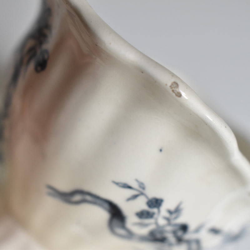 Antique Longchamp Sauce Boat, Rubans