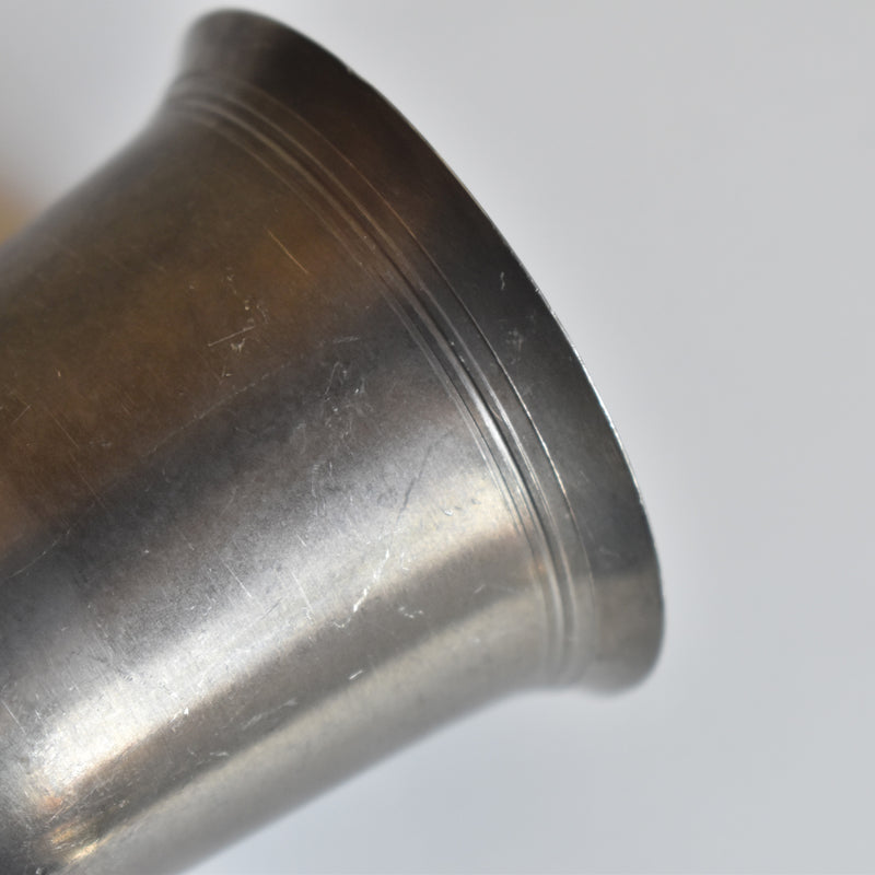 Vintage Pewter Small Goblet ETAINS DU MANOIR