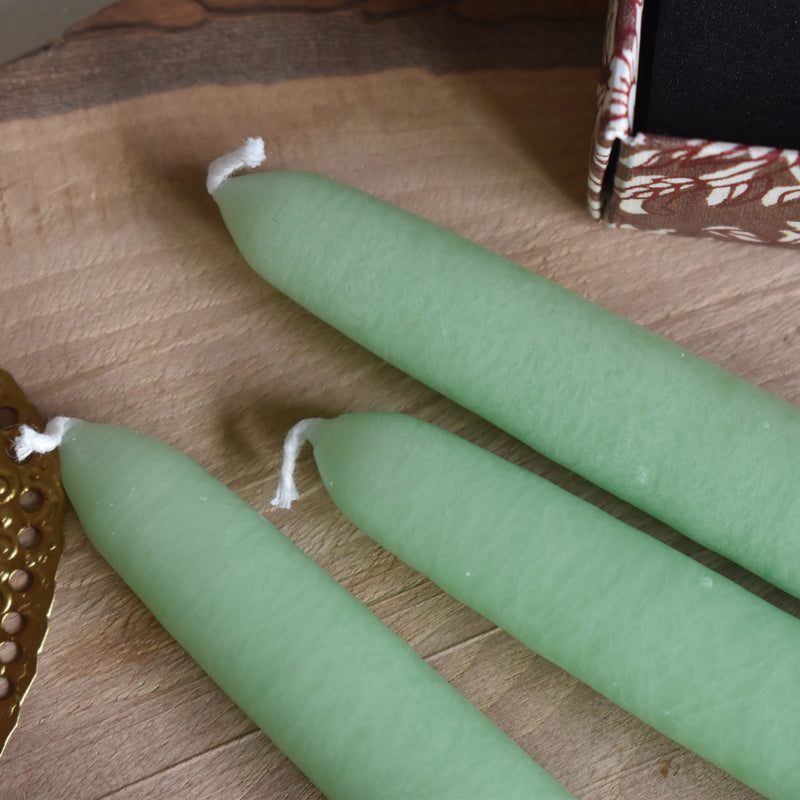 シエルジュコニック　（テーパーキャンドル）　20cm Menthe（ミントグリーン）