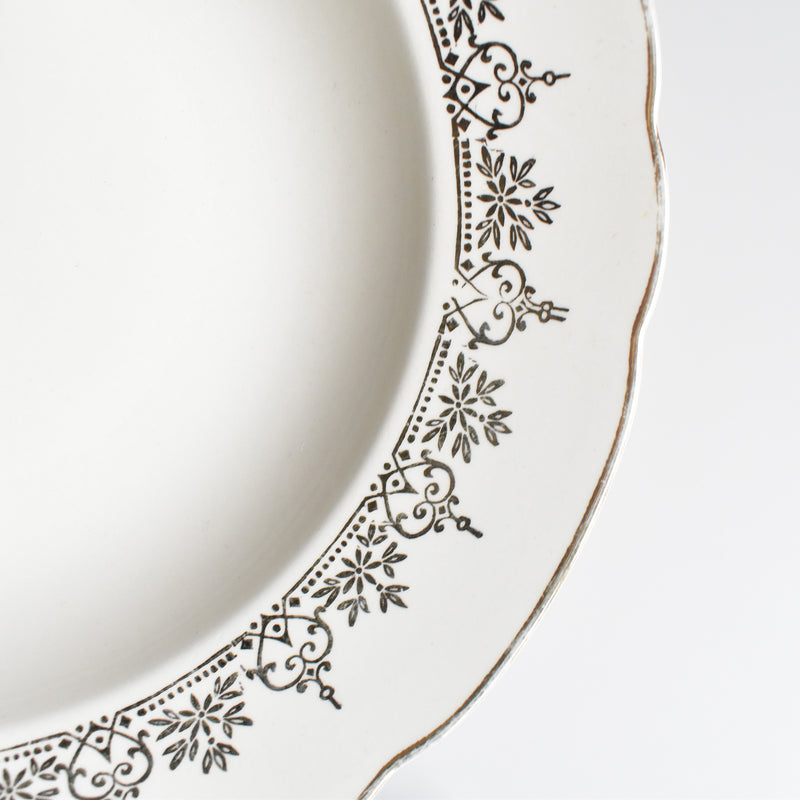 Vintage Deep Plate, Villeroy & Boch 7206 Gold B