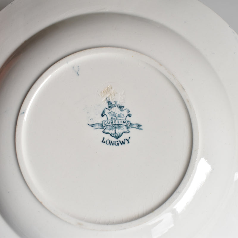 Antique Deep Plate Ronewy Gobelins C