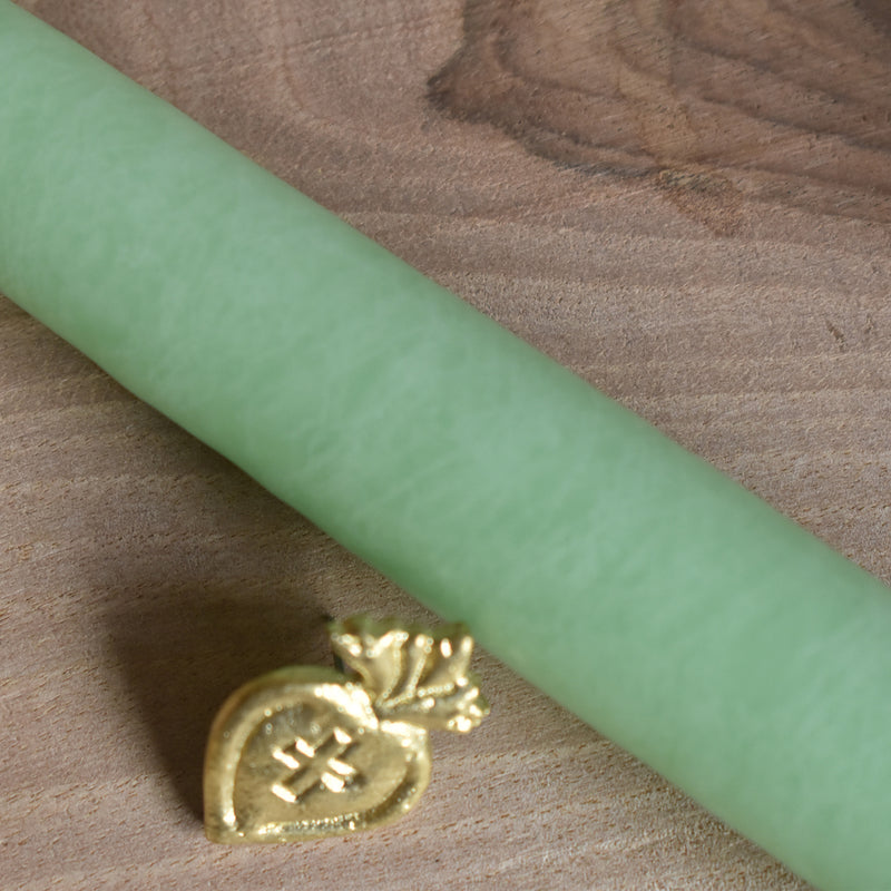 シエルジュコニック　（テーパーキャンドル）　20cm Menthe（ミントグリーン）