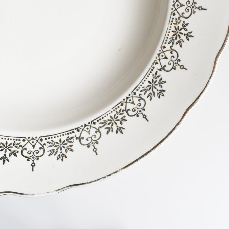 Vintage Deep Plate, Villeroy & Boch 7206 Gold B