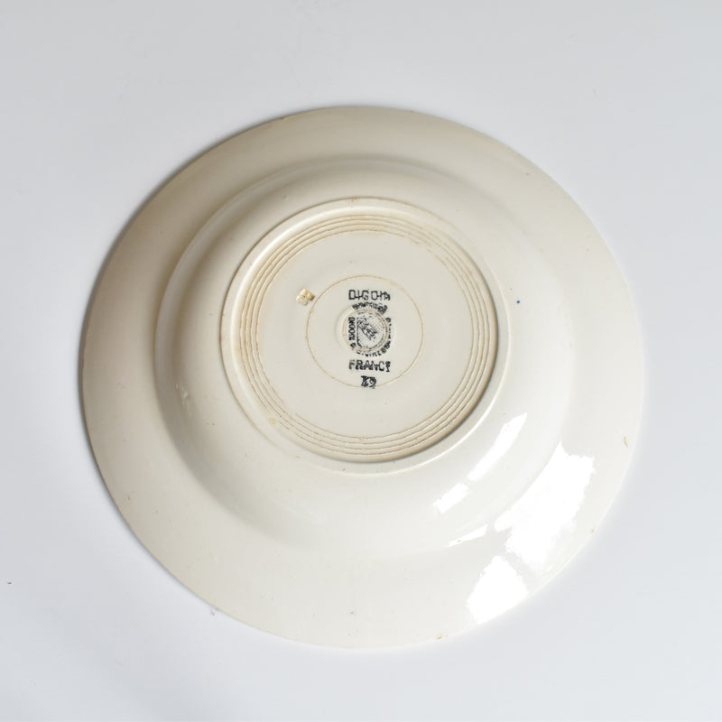 Vintage Deep Plate, Digoin & Sarreguemines, 16 B