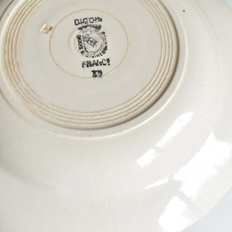 Vintage Deep Plate, Digoin & Sarreguemines, 16 B