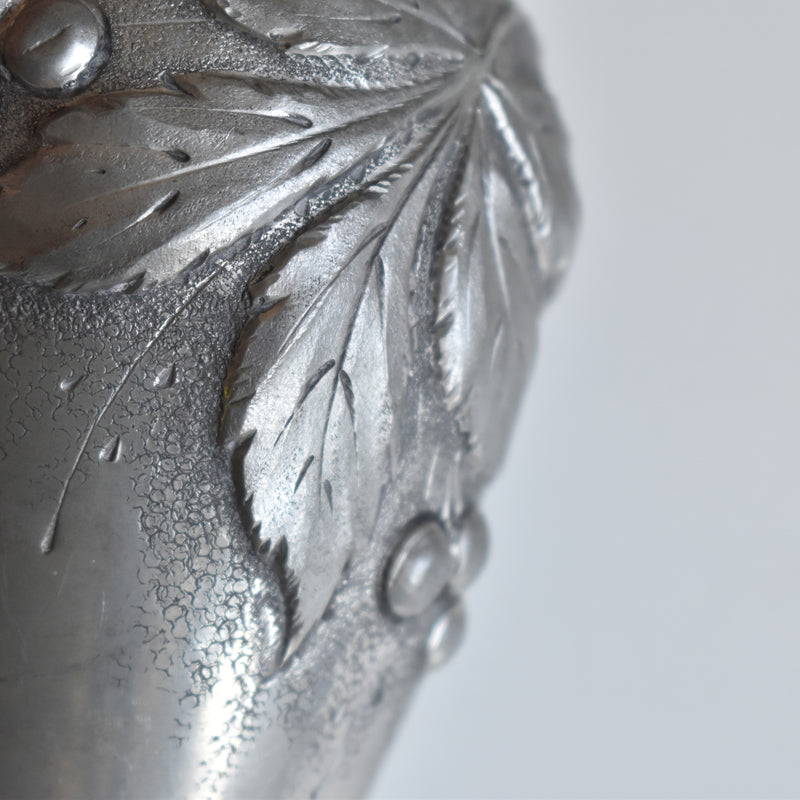 アンティークピューター スモール花器 A.Surjous