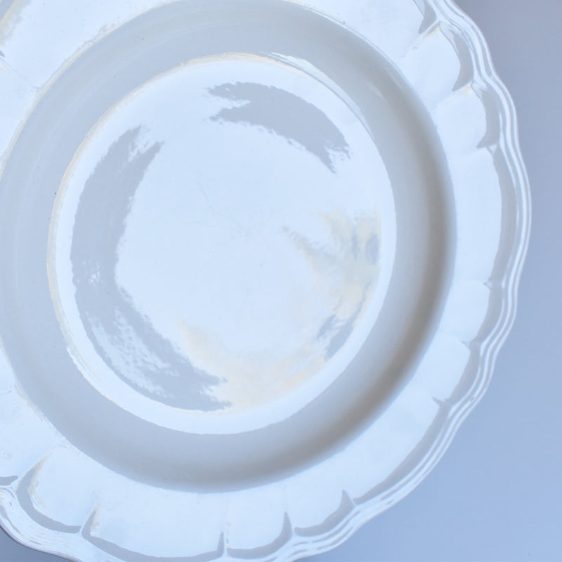 Vintage Plate Sarreguemines Scalloped B
