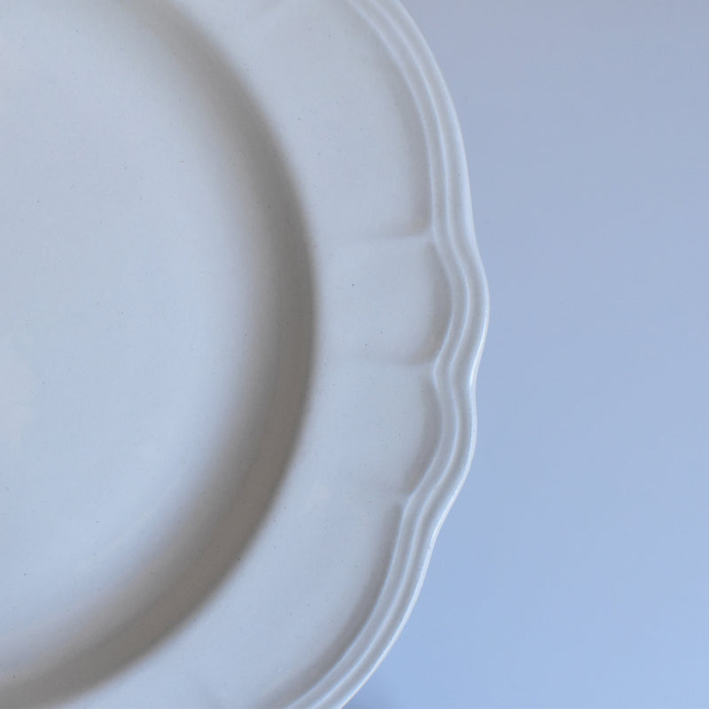 Vintage Plate Sarreguemines Scalloped B