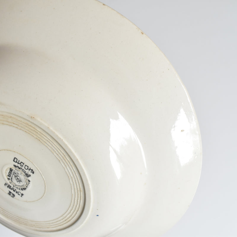 Vintage Deep Plate, Digoin & Sarreguemines, 16 B