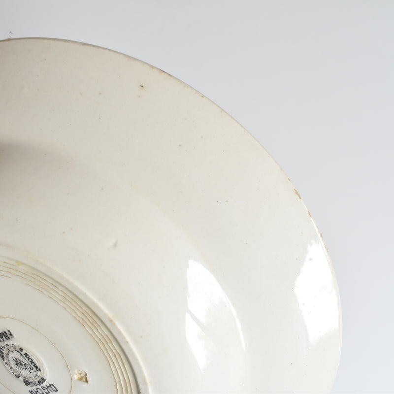 Vintage Deep Plate, Digoin & Sarreguemines, 16 B